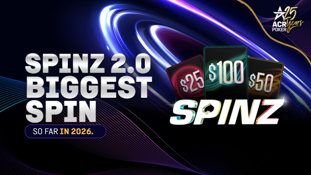 $8,000 Spinz Win Puts ACR Poker’s New Format in the Spotlight