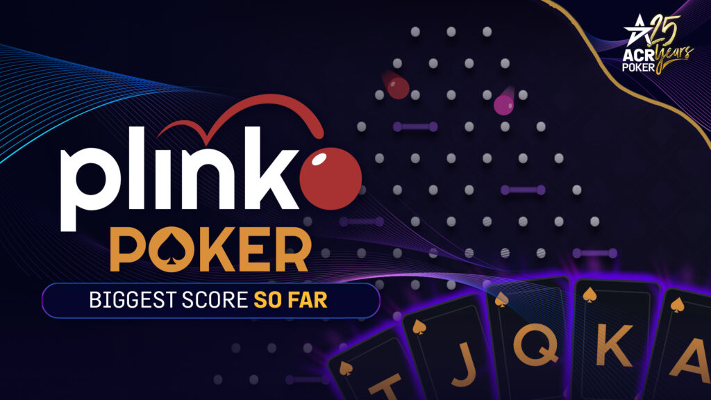 $200,000. One Drop. Meet ACR’s Latest Plinko Poker Crusher