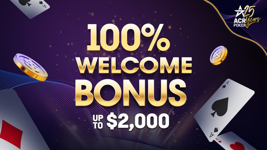 ACR Poker Offers One of the Biggest Welcome Bonuses in the Industry