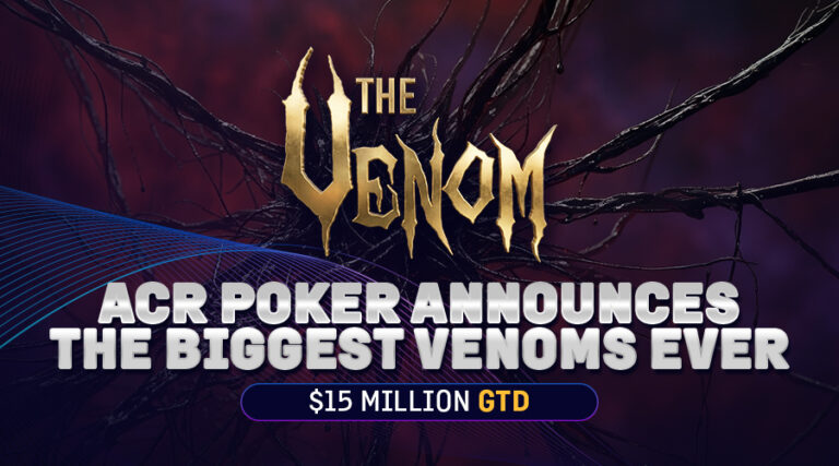ACR Poker Announces the Biggest Venoms Ever: $15 Million in Dual Mystery Bounty Events