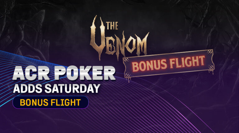 One More Saturday Shot: ACR Poker Adds Bonus Flight to $15 Million Dual Mystery Bounty Venoms