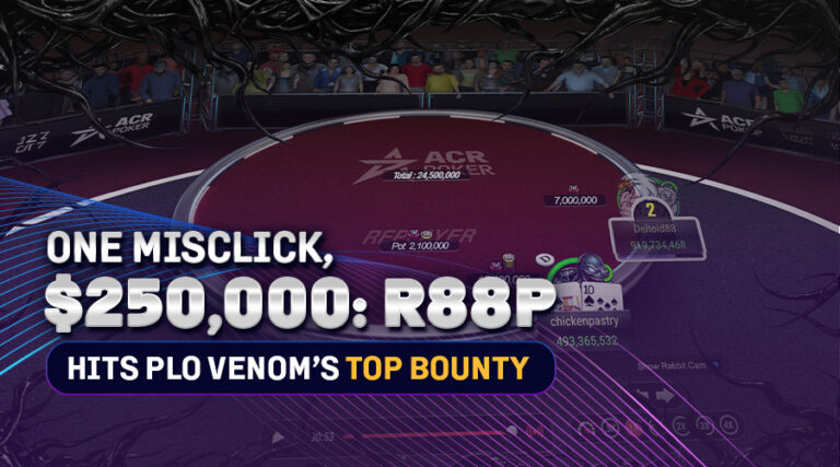 One Misclick, $250,000: How R88P Landed the PLO Venom’s Top Mystery Bounty