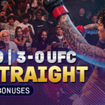 Tommy McMillen chega a 12 vitórias e nenhuma derrota e conquista seu terceiro bônus consecutivo de US$ 100 mil no UFC
