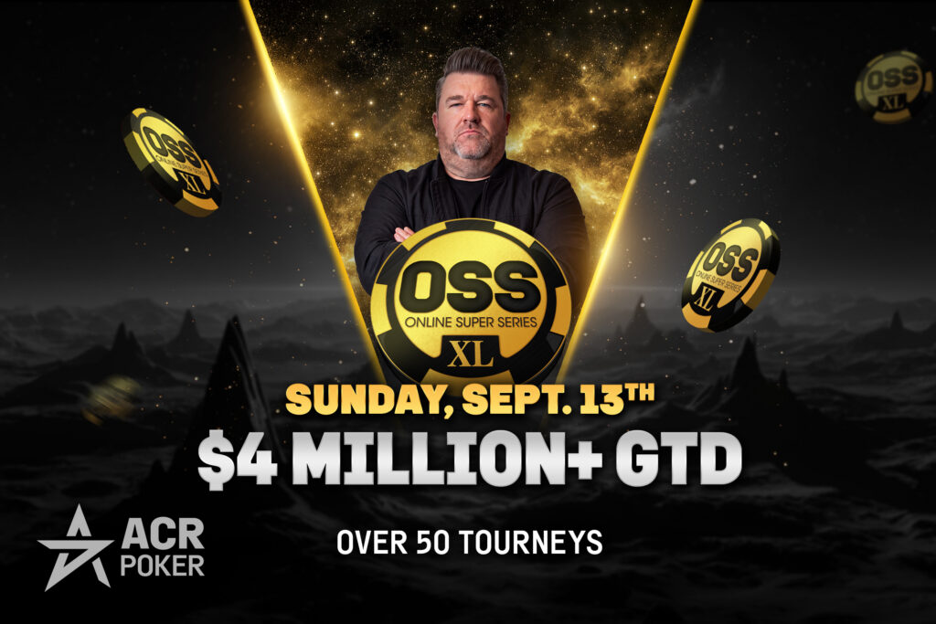 A ACR Poker injeta mais de US$ 4 milhões no OSS XL Sunday com um Evento Principal de US$ 66