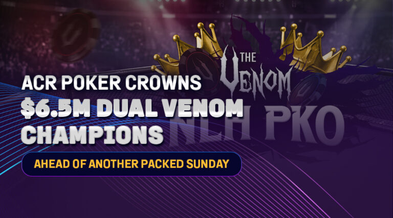Dual Venom PKOs Pay Out $6.86M as ACR Poker Turns to Paradise and Halloween